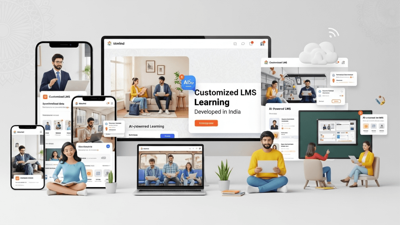 Image of Indian Customization Unleashed: AzzipTech as India's Elite Custom LMS Development Company  1