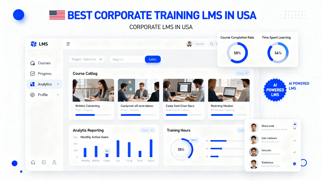 Image of Transforming USA Corporations with AzzipTech’s Corporate LMS: Leading Best Corporate Training LMS in USA 2