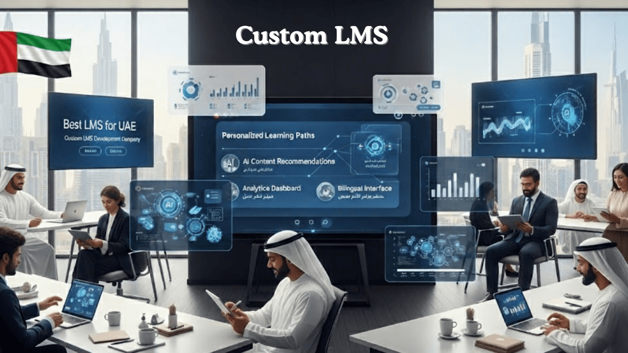 Visionary Custom Learning: AzzipTech as UAE's Top Custom LMS Development Company