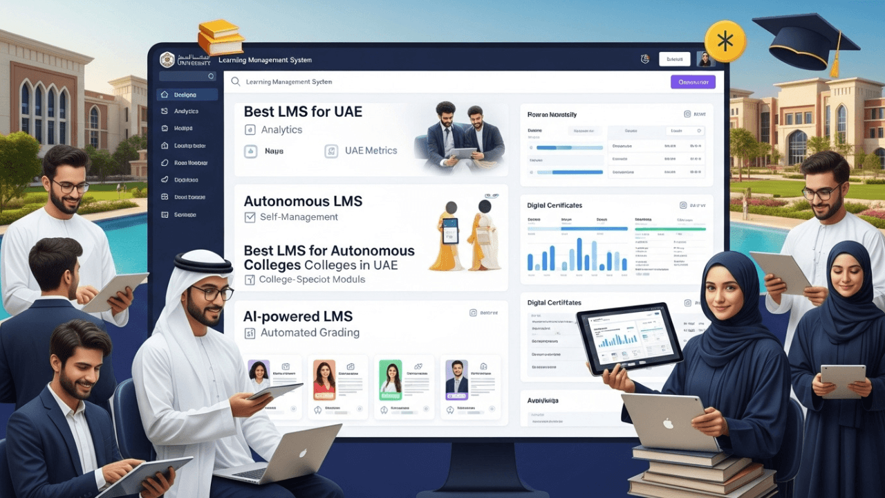 Image of Sovereign Learning in UAE: AzzipTech's Autonomous LMS – The Best LMS for Autonomous Colleges in UAE 3