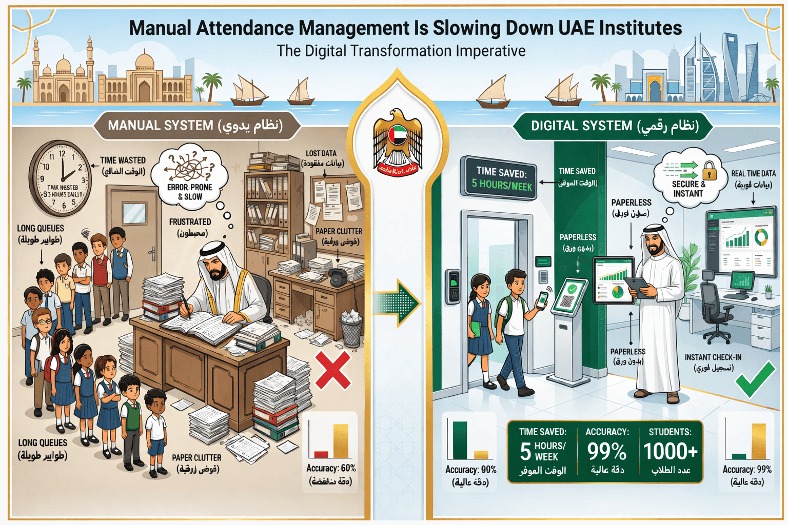 Manual Attendance Management: A Common Challenge for Institutes