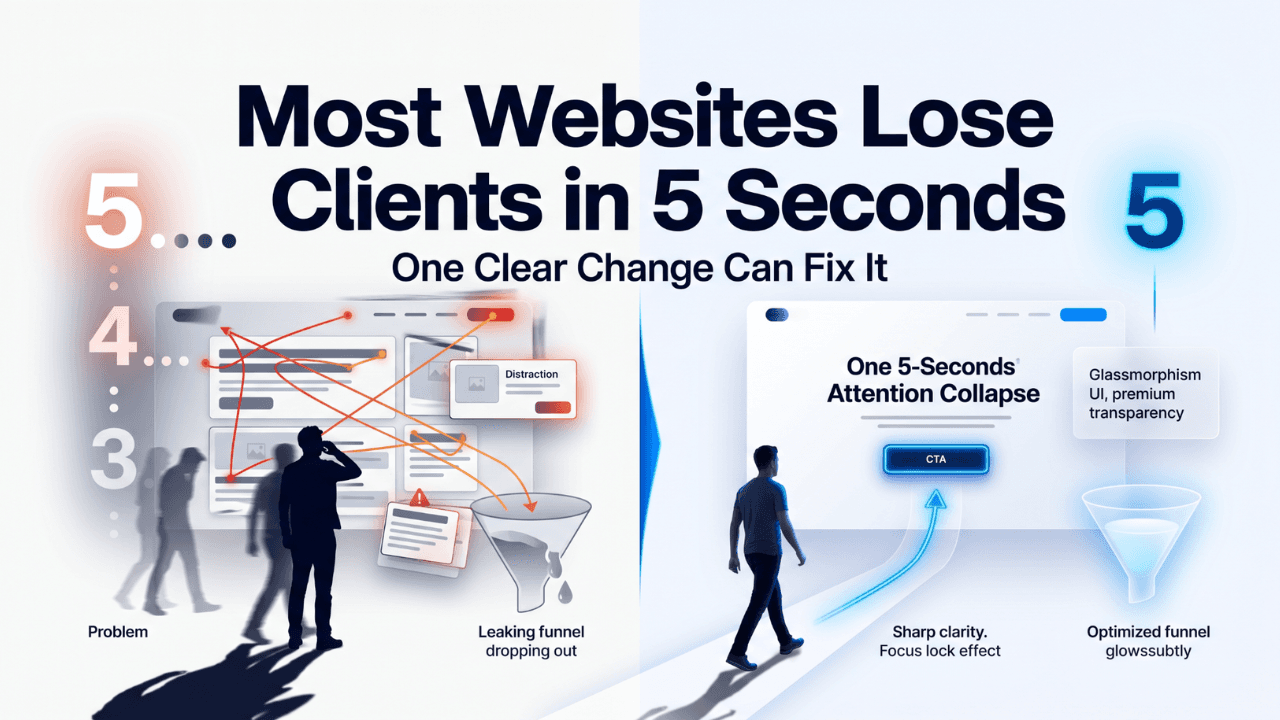 Most Websites Lose Clients in the First 5 Seconds — Until One Simple Change Fixes It
