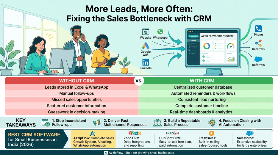 Best CRM Software for Small Business in India (2026): Complete Comparison Guide