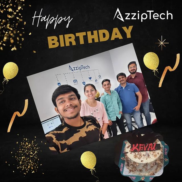 Birthday Celebration of Employee Keval Vaja