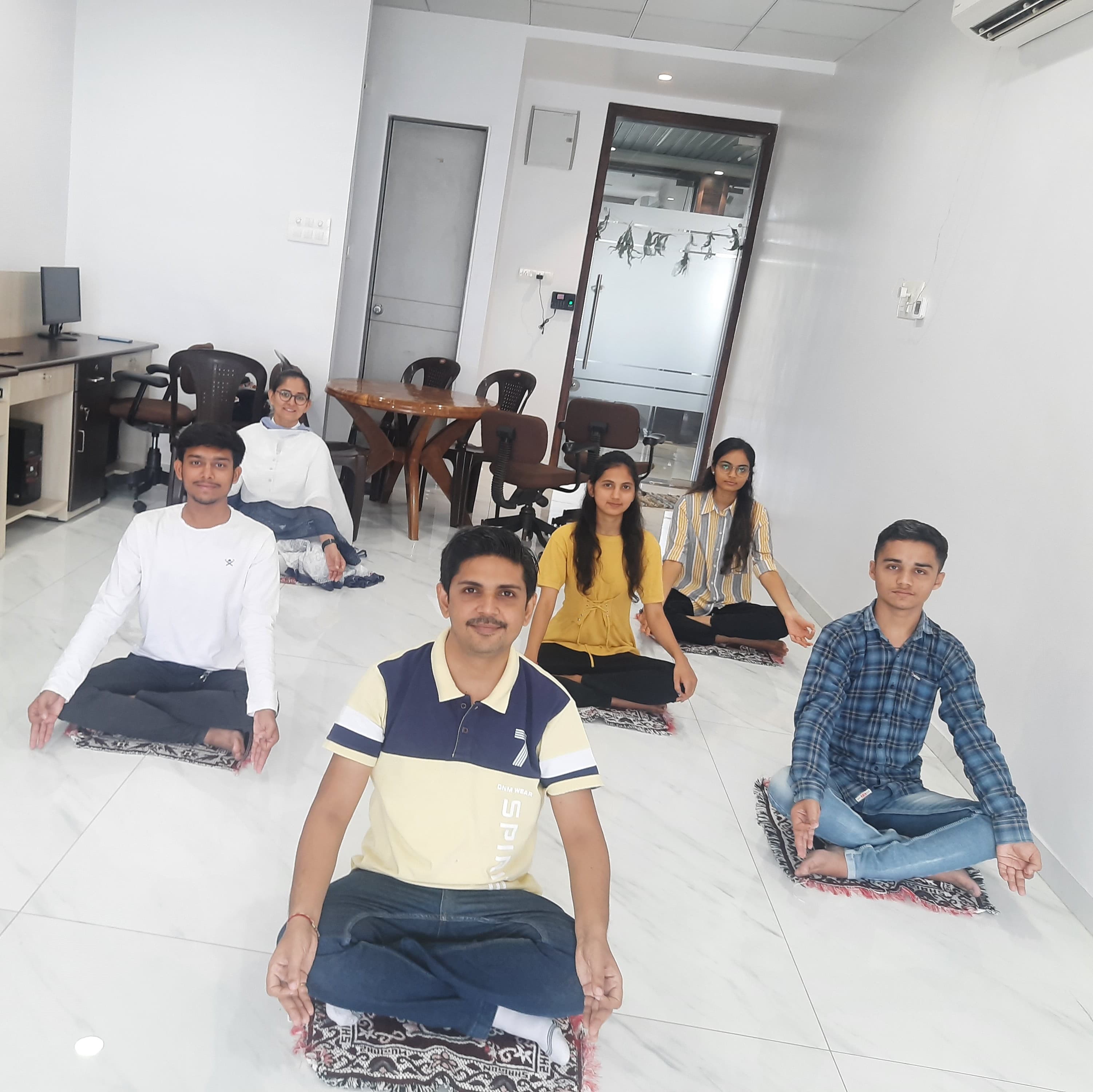 International Yog Day Celebration at AzzipTech