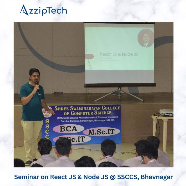 Seminar on React JS at SSCCS